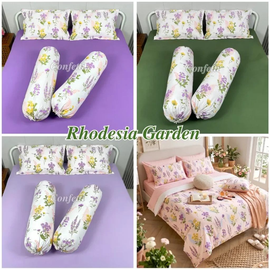 Sprei Confetti motif Rhodesia Garden