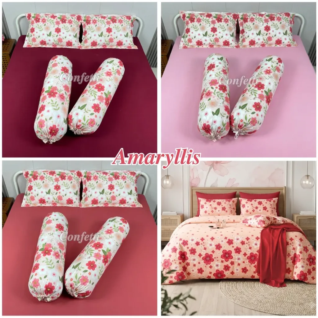 Sprei Confetti motif Amaryllis