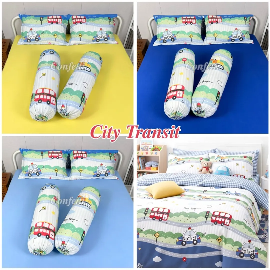 Sprei Confetti motif City Transit